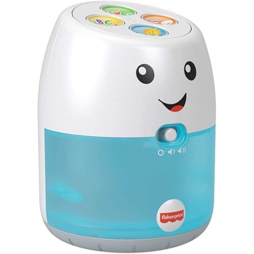 Fisher-Price Laugh & Learn Babble & Wobble Hub, Interactive Pretend hub Toy with Music, Lights and Learning Content for Baby and Toddler Ages 9-36 Months