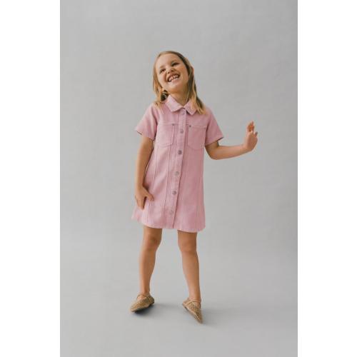 TWILL POCKET DRESS - Pink | ZARA United States
