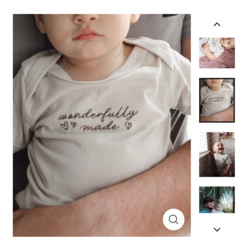 Wonderfully Made Embroidered Onesie – Live Action
