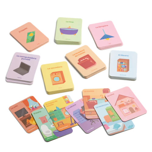 Home Vocabulary Bilingual Flashcards - Spanish