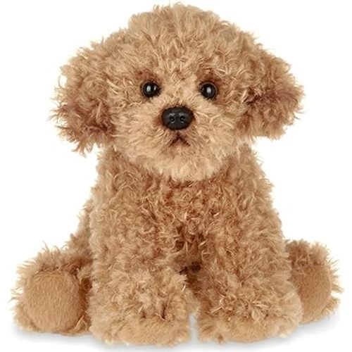 Bearington Lil' Caramel Dog Stuffed Animal 6.5 In - Puppy Stuffed Animals - Plush Dog Toys for Kids Goldendoodle Labradoodle