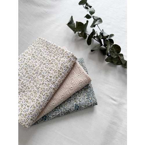 Muslin cloth set of three for newborns - Neutral large baby muslin cloths - Baby burp cloth set of three for newborn gift -New baby gift set