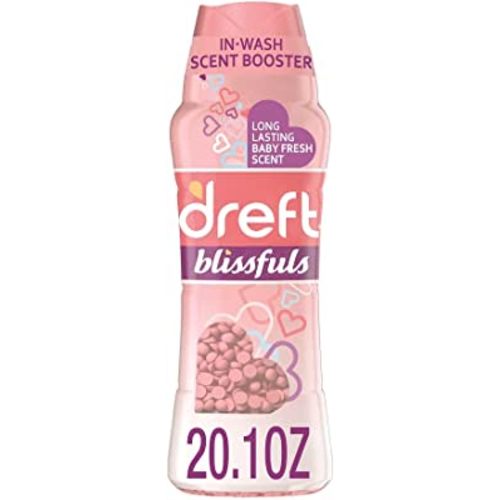 Dreft Blissfuls Laundry Scent Booster Beads for Washer, Baby Fresh Scent, 20.1 oz
