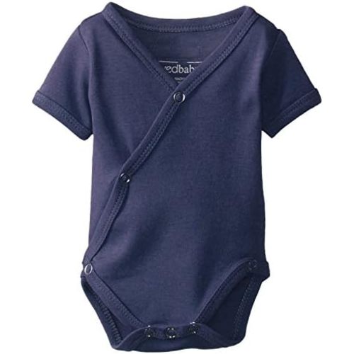 L'ovedbaby Unisex-Baby Newborn Organic Short-Sleeve Kimono Bodysuit