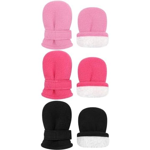 Sarfel Baby Winter Mittens - Fleece Infant Gloves for Toddler Boys & Girls