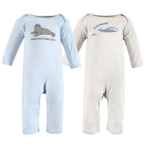 Touched by Nature Organic Cotton Coveralls, Endangered Seal, 9-12 Months
