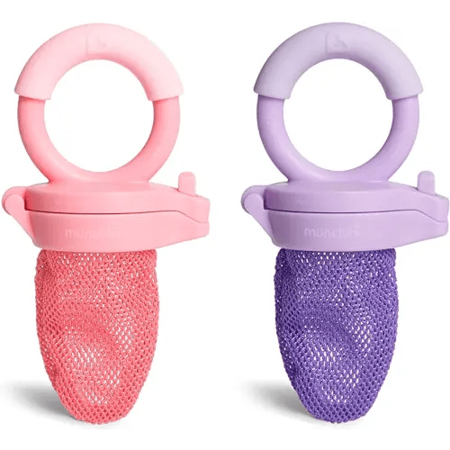 Munchkin® Fresh Food Feeder, Coral/Purple, 2 count (Pack of 1)