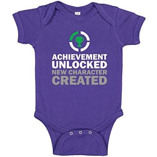 Achievement Unlocked New Character Created Baby One Piece or Toddler T-Shirt