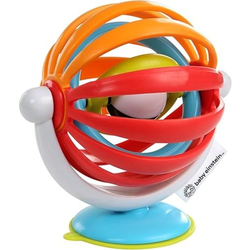 Baby Einstein Sticky Spinner BPA-free Suction Cup High Chair Activity Toy and Tray Toy for Early Development, 3mo+
