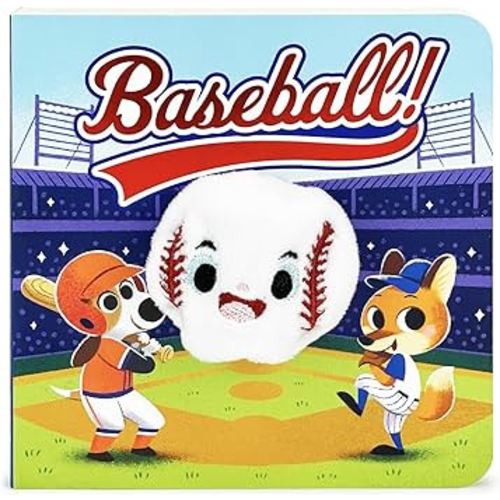 Baseball! Children's Finger Puppet Board Book for Babies and Toddlers