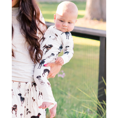 German Shorthaired Pointers - Convertible Zip Footies