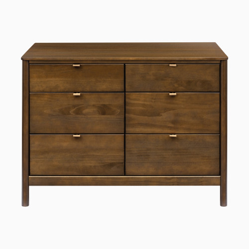 babyletto Bondi 6-Drawer Assembled Dresser - Natural Walnut