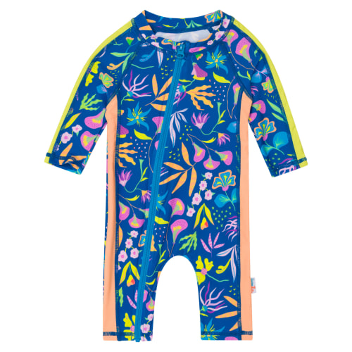 Sunsuit - Long Sleeve Romper Swimsuit | "Tropadelic"