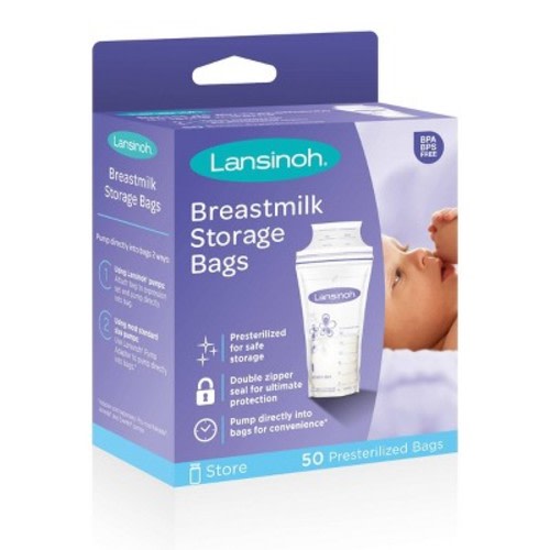 Lansinoh Milk Storage Bag, 6oz (50ct)