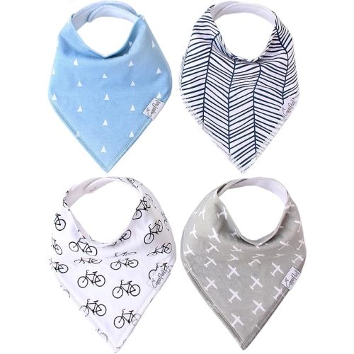 Copper Pearl Baby Bandana Bibs