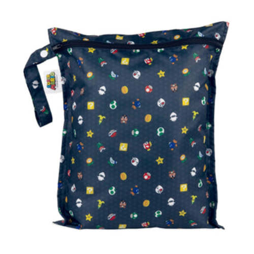 Cool Mario Waterproof Wet Bag For Home or On-the-go | Bumkins