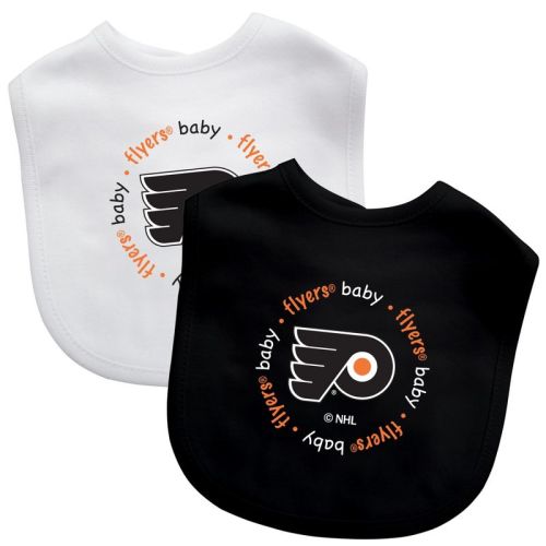 BabyFanatic Officially Licensed Unisex Baby Bibs 2 Pack - NHL Philadelphia Flyers