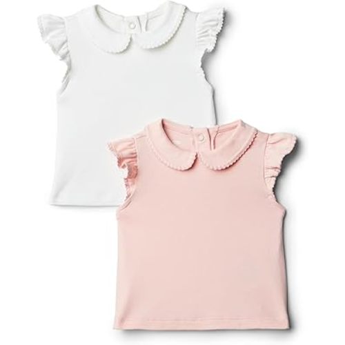 Amazon Essentials® x Sofia Grange | Short Sleeve Blouse, Pack of 2