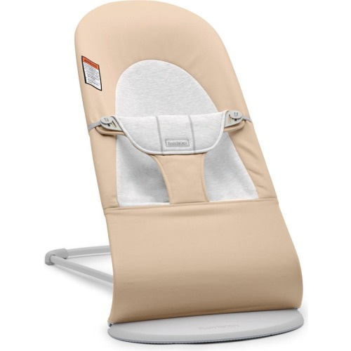 BabyBjörn Bouncer Bliss Convertible Jersey Baby Bouncer, Beige
