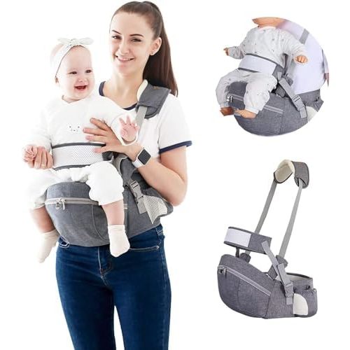Lightning Tide Baby Hip Seat Carrier Baby Waist Stool for Child Infant Toddler with Adjustable Strap Buckle Pocket Soft Inner Huge Storage : Amazon.com.au: Baby