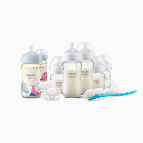 Philips Avent Glass and PPSU Natural Baby Bottle Gift Bundle
