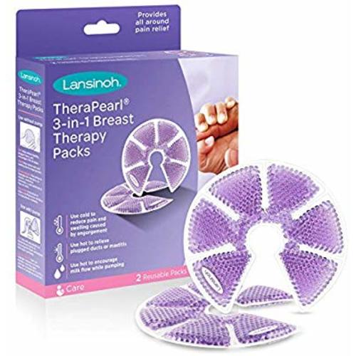 Lansinoh TheraPearl Breast Therapy Pack, Breastfeeding Essentials, 2 Pack - Original