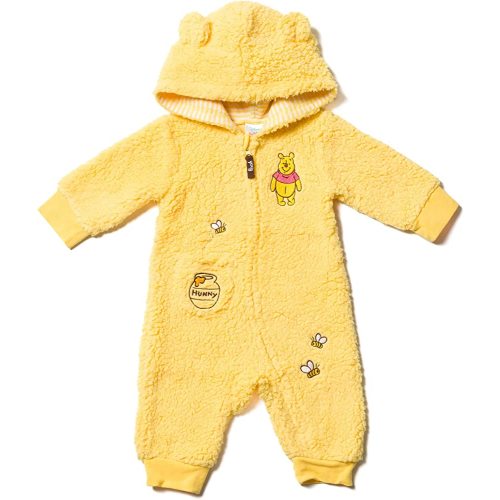 Disney Winnie The Pooh Mickey Mouse Tigger Pluto Baby Zip Up Coverall Newborn to Infant         Disney Winnie The Pooh Mickey Mouse Tigger Pluto Baby Zip Up Coverall Newborn to Infant