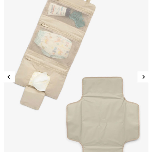 Diaper Changing Pad Organizer- Oat