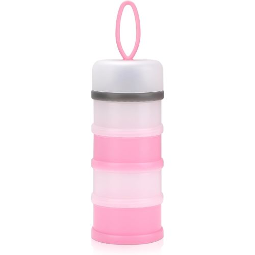 Accmor Baby Formula Dispenser On The Go, Stackable Formula Dispenser Formula Container to Go, Non-Spill Portable Milk Powder Kids Snack Storage Container, BPA Free