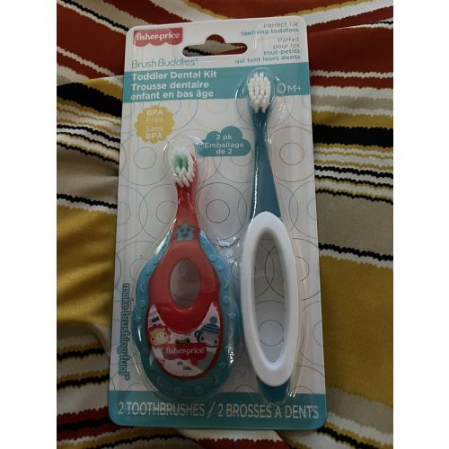 Fisher-Price Fisher-Price 0M+ Toddler Dental Kit Bundle Perfect for Teething Toddlers!