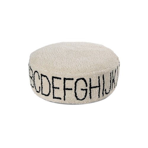 POUF ABC NATURAL - BLACK
