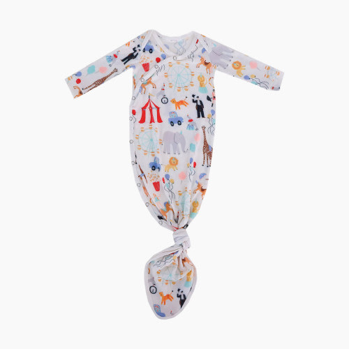 Copper Pearl Printed Knotted Gown - Bailey, 0-4 M