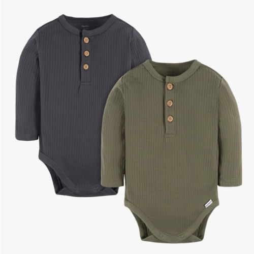Gerber Unisex Baby Baby Boys' and Baby Girls' 2-pack Bodysuits