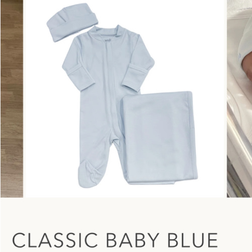 CLASSIC BABY BLUE ZIPPER SET – Caprilina