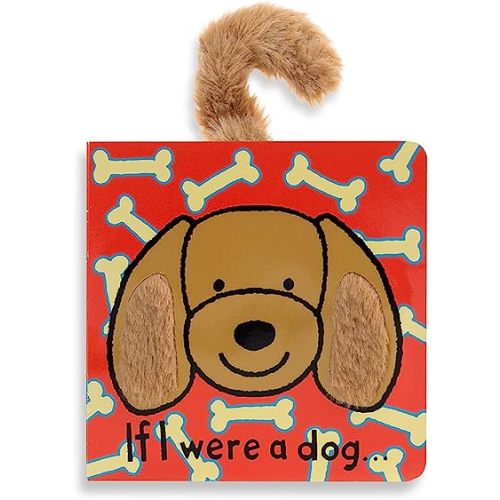 Jellycat If I were a Dog: A Baby Touch and Feel Board Book Children's Book - Baby Gift