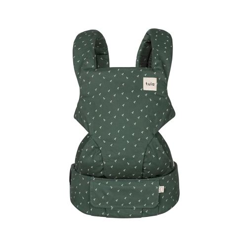 Baby Tula Explore Cotton Baby Carrier 7 – 45 lb, Adjustable Newborn to Toddler Carrier, Multiple Ergonomic Positions Front and Back, Soft and Supportive – Tula Coast, Seedling
