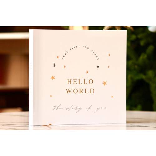 Minimalist Baby First Few years Keepsake Memory Book