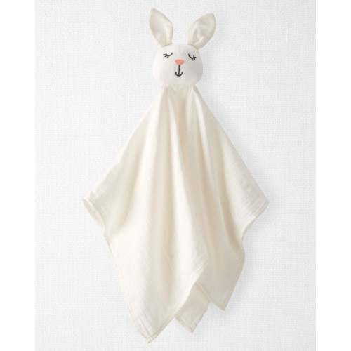 Baby Organic Cotton Muslin Bunny Lovie - Little Planet | Carter's