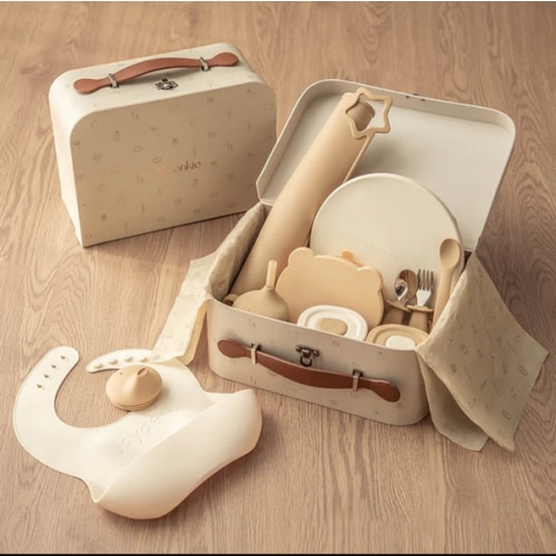 First Bites Gift Set (Croissant/Ivory)
