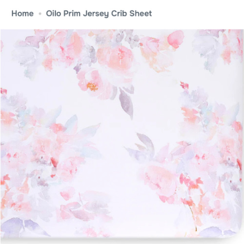 Oilo Prim Jersey Crib Sheet – Bambi Baby