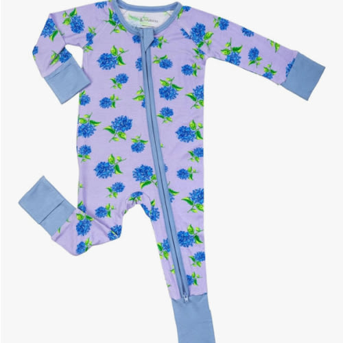 LollyBanks Baby Pajamas, 2-Way Zipper Romper, 95% Viscose Made from Bamboo and 5% Spandex, Baby Sleepers
