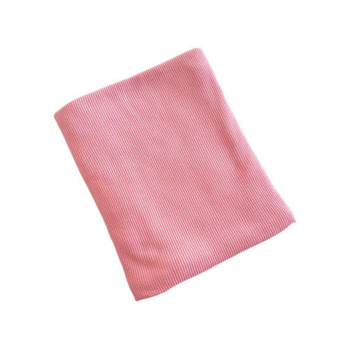 Organic Cotton Waffle Swaddle, Pink