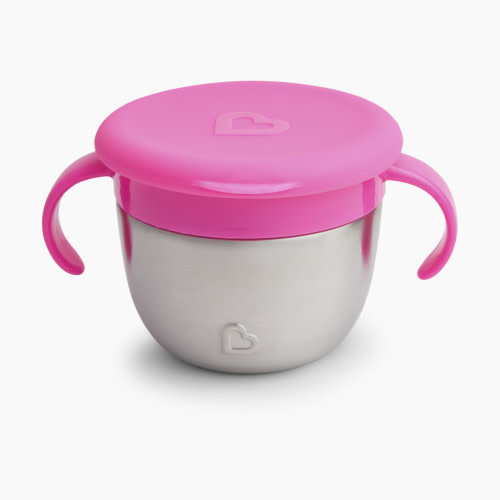Munchkin Snack+ Stainless Steel Snack Catcher - Assorted (Colors May Vary)