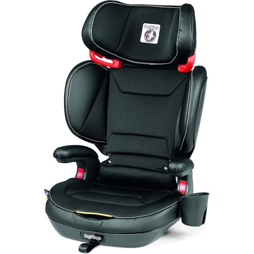 Peg Perego Viaggio Shuttle Plus 120 - Booster Car Seat - for Children from 40 to 120 lbs - Made in Italy - Licorice (Black)