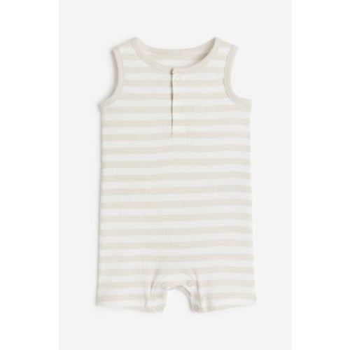 Ribbed Romper Suit