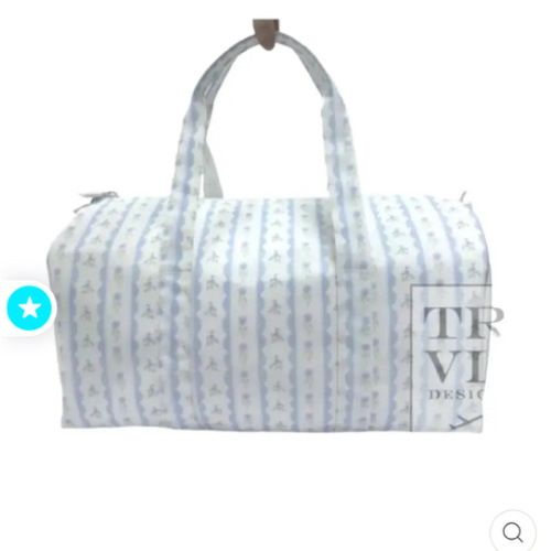 TRVL RIBBON FLORAL BLUE WEEKENDER