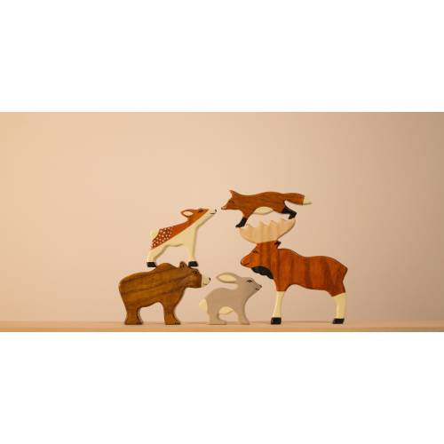 Forest animals Toys Set, Wooden toys, Toddler gifts, Toddler toys, Waldorf toys, Baby gift, Childrens toy, Educational toys, montessori toys