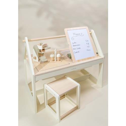 Multifunction Wooden Art & Sensory Table With Stools