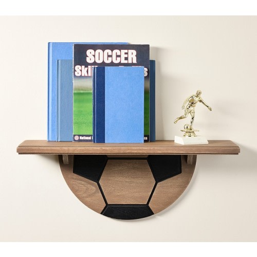Wood Soccer Ball Shelf (24")