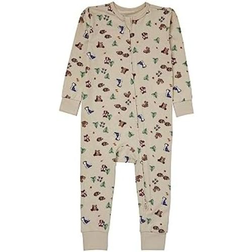 Hanes Baby Pure Comfort Organic Long Sleeve Footless Sleep N' Play, Infant Playsuit, Boys & Girls